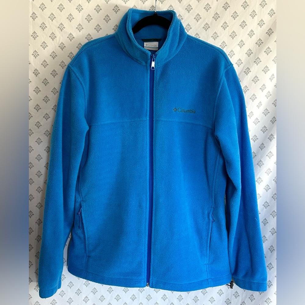 Men’s Columbia Blue Fleece Zip Jacket
